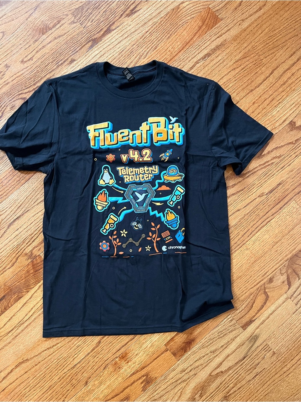 Telemetry Router Graphic Tee - Black